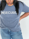 insecure, positive, affirmations, love, self love, respect, tee, t-shirt, women, clothing, issa rae, insecure, hbo, girls, gift, birthday, cute outfit, short sleeve